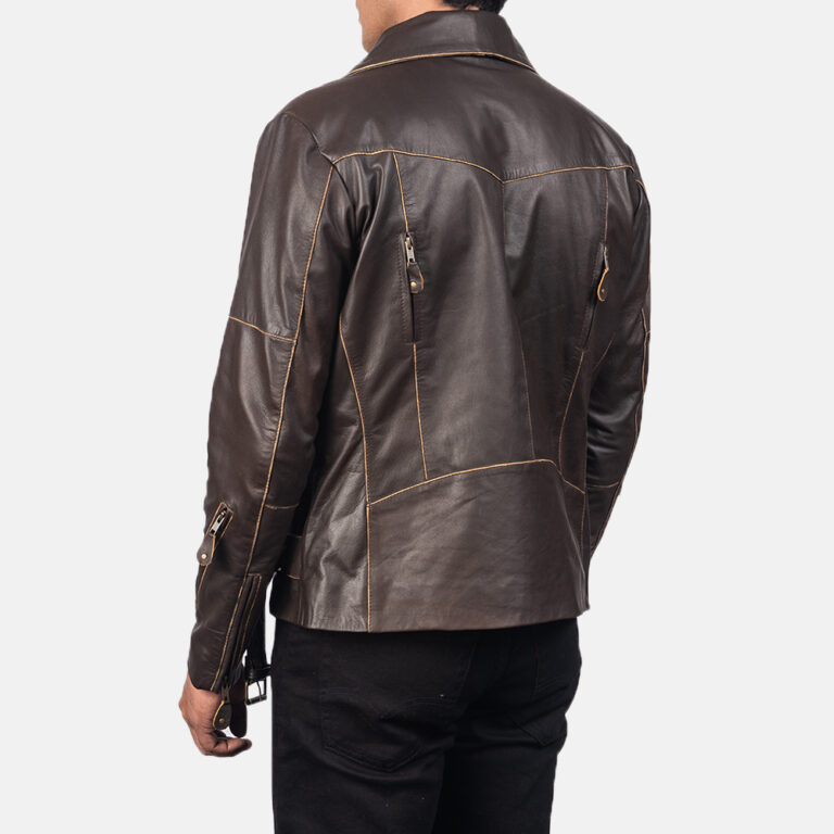 Mens Vincent Brown Leather Biker Jacket7-8-1557052742346
